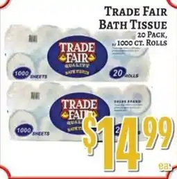 Trade Fair Supermarket Trade Fair bath tissue offer