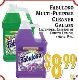 Trade Fair Supermarket Fabuloso multi-purpose cleaner offer