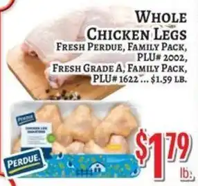 Trade Fair Supermarket Perdue whole chicken legs offer