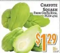 Trade Fair Supermarket Chayote Squash offer