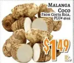 Trade Fair Supermarket Malanga Coco offer