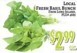 Trade Fair Supermarket Local Fresh Basil Bunch offer