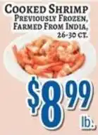 Trade Fair Supermarket Cooked Shrimp offer