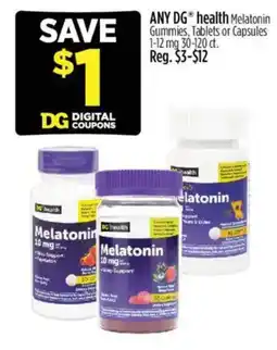 Dollar General DG health Melatonin offer