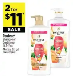 Dollar General Pantene Shampoo or Conditioner offer