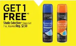 Dollar General Studio Selection Shave Gel offer