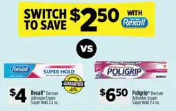 Dollar General Rexall Denture Adhesive Cream Super Hold offer