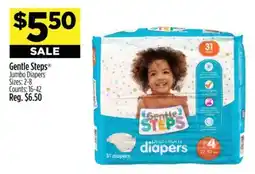 Dollar General Gentle Steps jumbo diapers offer