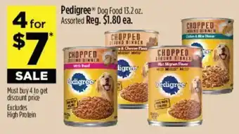 Dollar General Pedigree Dog Food offer