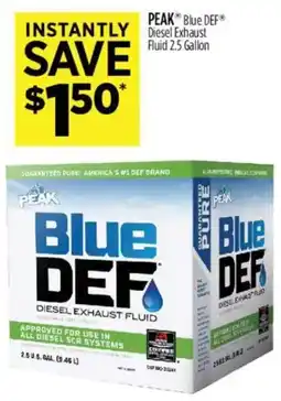 Dollar General Peak blue def diesel exhaust fluid offer