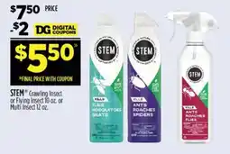 Dollar General Stem crawling insect or flying insect offer