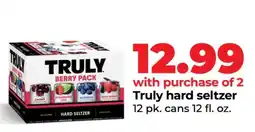 Hy-Vee Truly Hard Seltzer offer