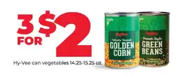Hy-Vee Hy-Vee can vegetables offer