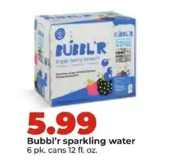 Hy-Vee Bubbl'r sparkling water offer