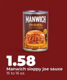 Hy-Vee Manwich sloppy joe sauce offer
