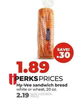 Hy-Vee Hy-Vee sandwich bread offer