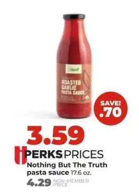 Hy-Vee Nothing But The Truth pasta sauce offer