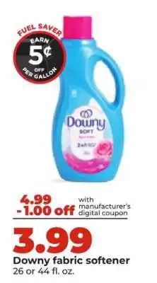 Hy-Vee Downy Fabric Softener offer