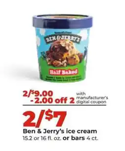 Hy-Vee Ben & Jerry's Ice Cream offer
