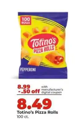 Hy-Vee Totino's Pizza Rolls offer