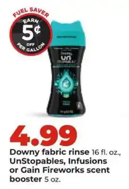 Hy-Vee Downy fabric rinse offer