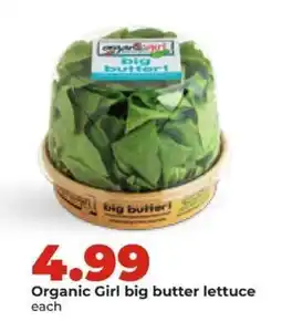 Hy-Vee Organic Girl big butter lettuce offer