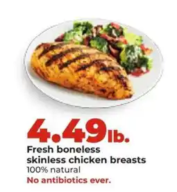 Hy-Vee Fresh Boneless Skinless Chicken Breasts offer