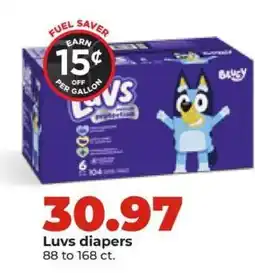 Hy-Vee Luvs Diapers offer