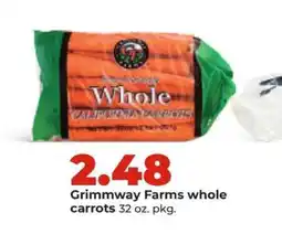 Hy-Vee Grimmway Farms whole carrots offer
