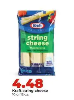 Hy-Vee Kraft string cheese offer
