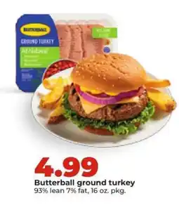 Hy-Vee Butterball Ground Turkey offer