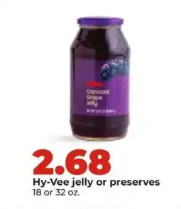 Hy-Vee Hy-Vee jelly or preserves offer