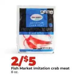 Hy-Vee Fish Market imitation crab meat offer