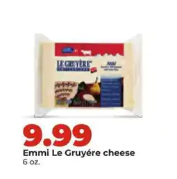 Hy-Vee Emmi Le Gruyére cheese offer
