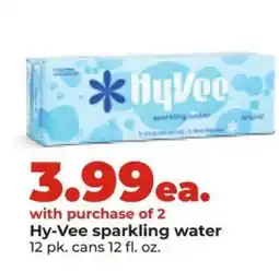 Hy-Vee Hy-Vee sparkling water offer