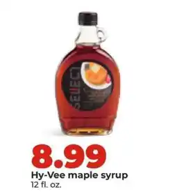 Hy-Vee Hy-Vee maple syrup offer