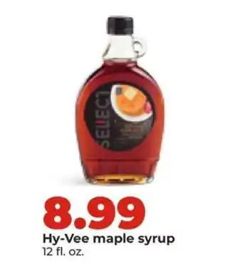 Hy-Vee Hy-Vee maple syrup offer