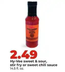 Hy-Vee Hy-Vee sweet & sour, stir fry or sweet chili sauce offer