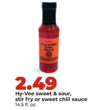 Hy-Vee Hy-Vee sweet & sour, stir fry or sweet chili sauce offer