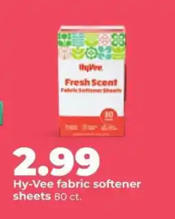 Hy-Vee Hy-Vee fabric softener sheets offer