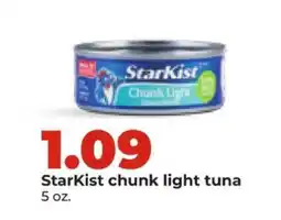 Hy-Vee Starkist Chunk Light Tuna offer
