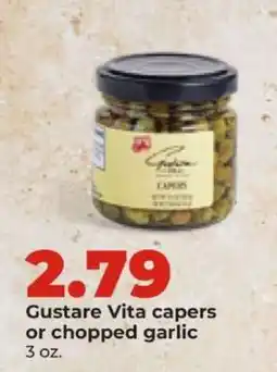 Hy-Vee Gustare Vita capers or chopped garlic offer