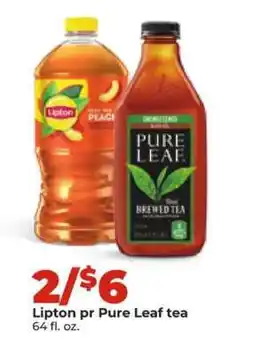 Hy-Vee Lipton pr Pure Leaf tea offer
