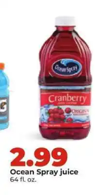 Hy-Vee Ocean Spray Juice offer