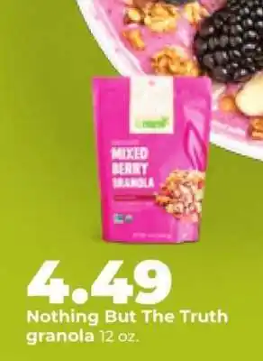 Hy-Vee Nothing But The Truth granola offer