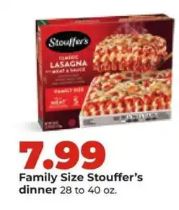 Hy-Vee Stouffer's Classic Lasagna offer