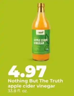 Hy-Vee Nothing But The Truth apple cider vinegar offer