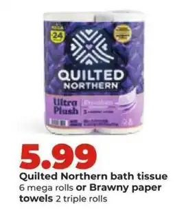 Hy-Vee Quilted Northern Bath Tissue offer