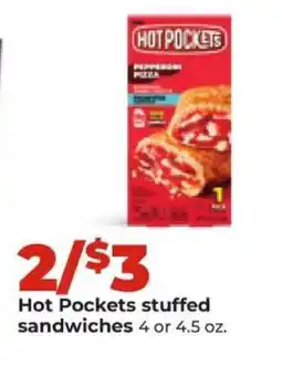 Hy-Vee HOT POCKETS STUFFED SANDWICHES offer
