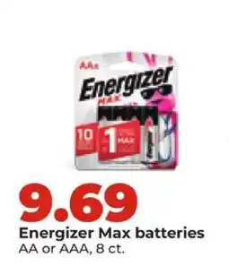 Hy-Vee Energizer Max Batteries offer